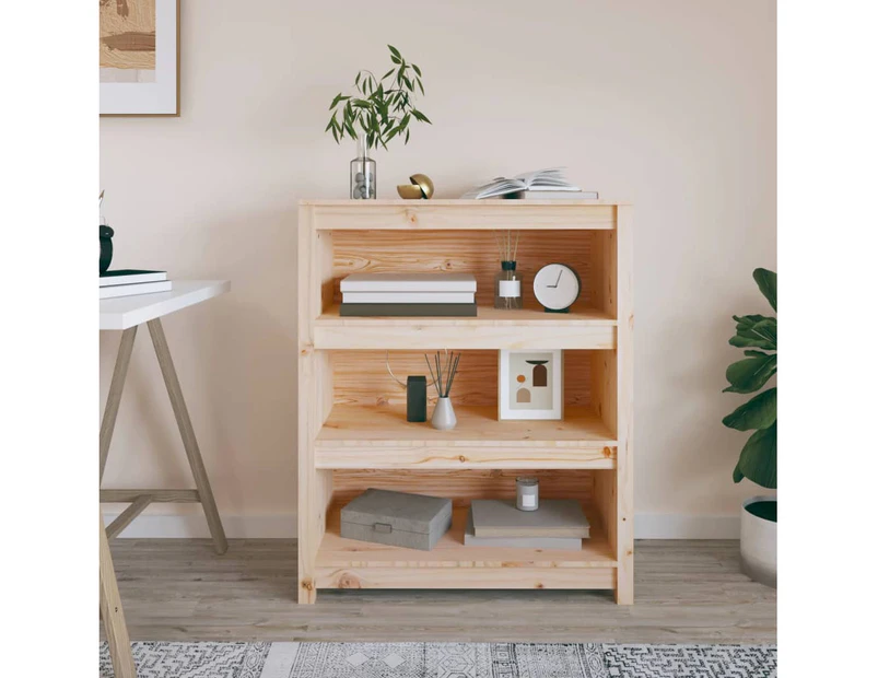 Book Cabinet 80x35x97 cm Solid Wood Pine