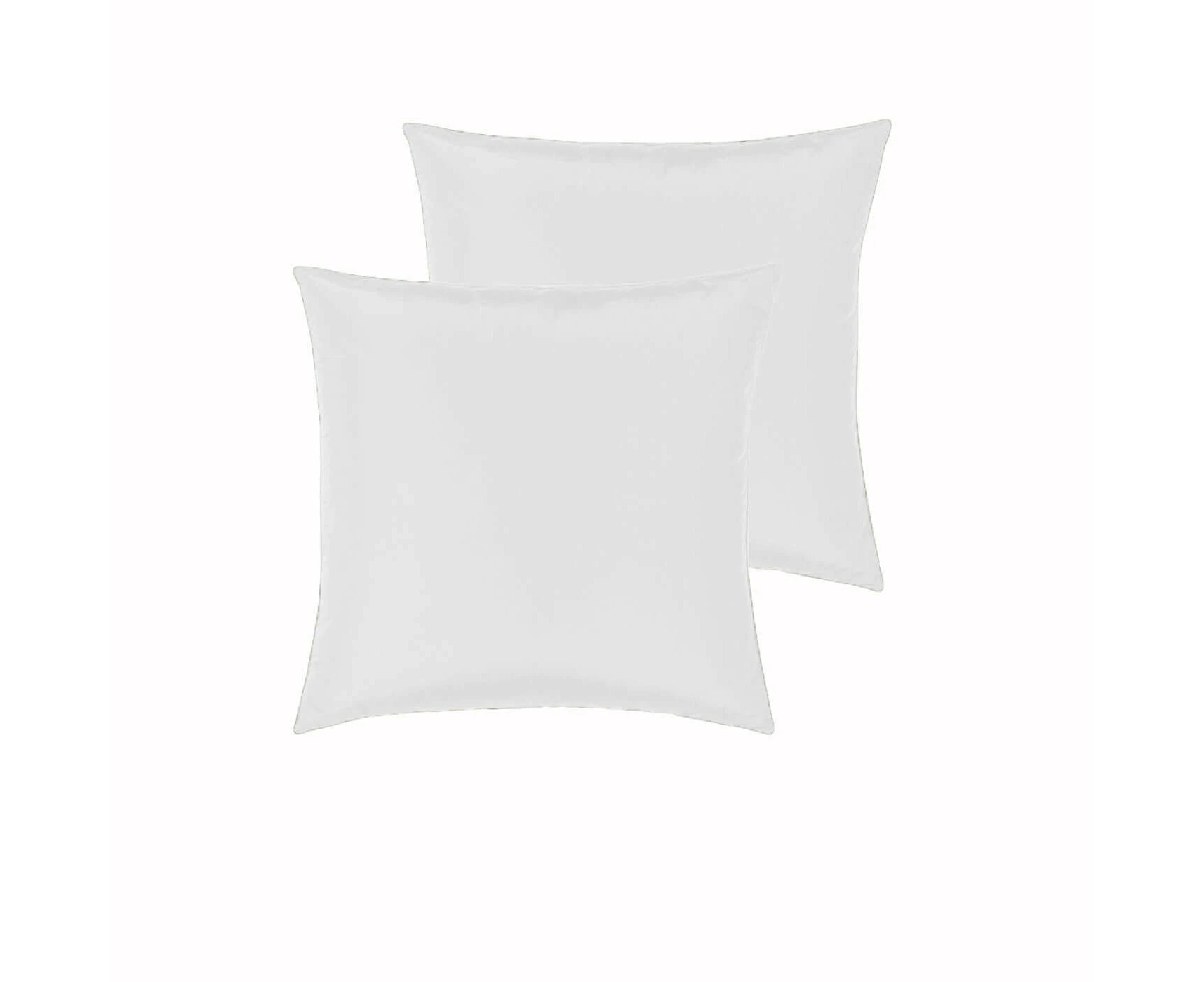 Peppermill Satin European Pillowcases ( Pair ) White