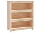 Book Cabinet 80x35x97 cm Solid Wood Pine