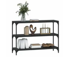 Book Cabinet Black 100x33x70.5 cm Engineered Wood and Steel