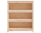 Book Cabinet 80x35x97 cm Solid Wood Pine