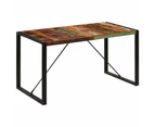 Dining Table 140x70x75 cm Solid Reclaimed Wood