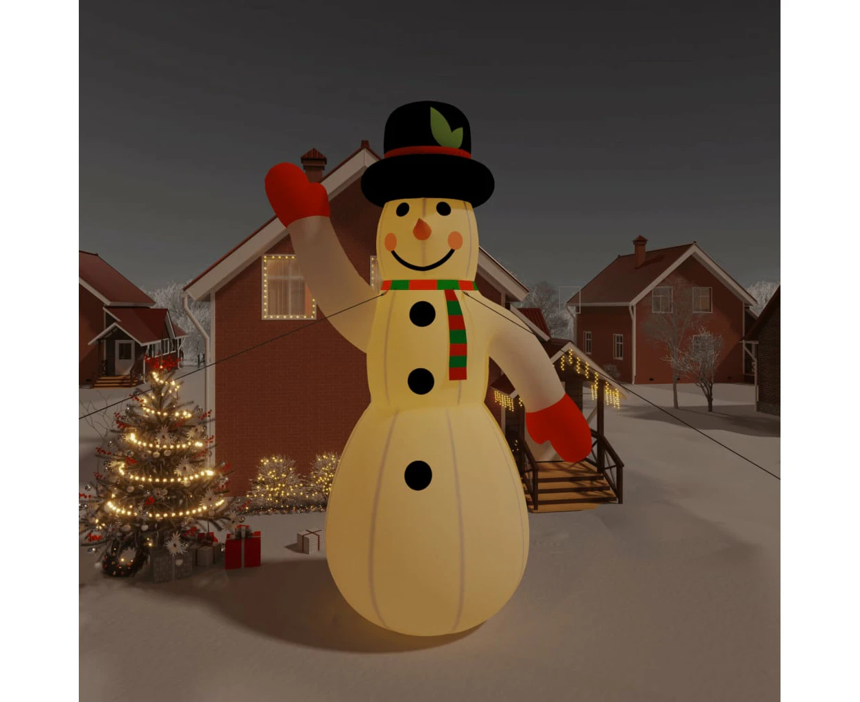 Christmas Inflatable Snowman with LEDs 805 cm