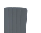 Dining Chairs 4 pcs Dark Grey Velvet