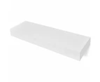 Floating Wall Shelves with Drawers 2 pcs White 80 cm