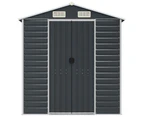 Garden Shed Anthracite 191x810x198 cm Galvanised Steel