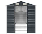 Garden Shed Anthracite 191x810x198 cm Galvanised Steel