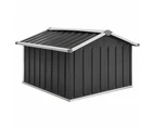 vidaXL Garden Robot Lawnmower Shed 92x97x63 cm Galvanised Steel Anthracite