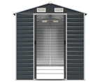 Garden Shed Anthracite 191x300x198 cm Galvanised Steel