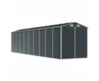 Garden Shed Anthracite 191x810x198 cm Galvanised Steel