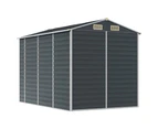 Garden Shed Anthracite 191x300x198 cm Galvanised Steel