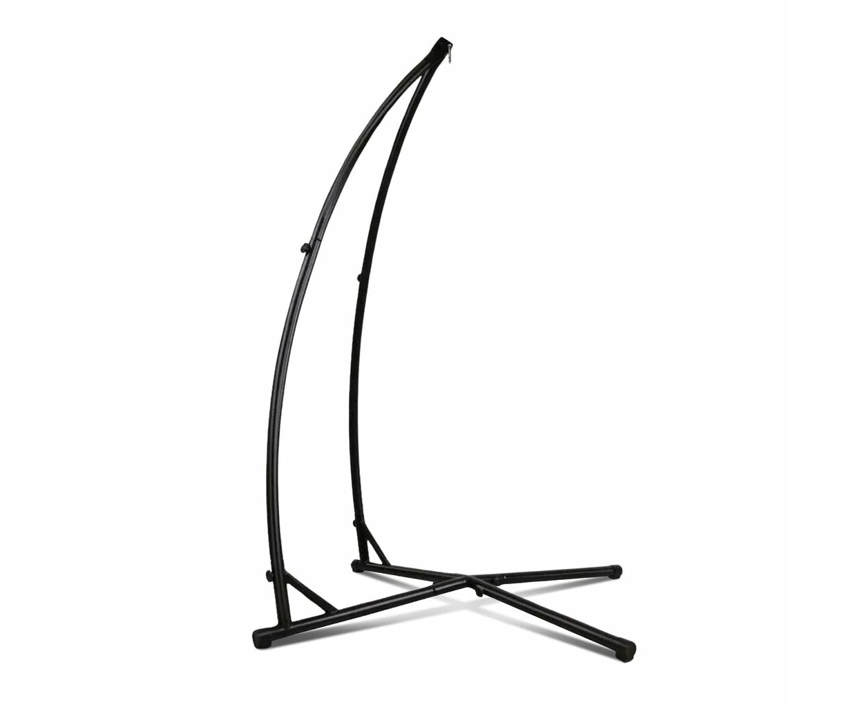 NOVEDEN Hammock Chair Stand for Hanging Air Porch Swing Chair (Black)