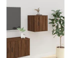 Wall Mounted TV Cabinet Brown Oak 40x34.5x40 cm