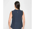 Sleeveless Ruffle Neck Tank Top - Preview