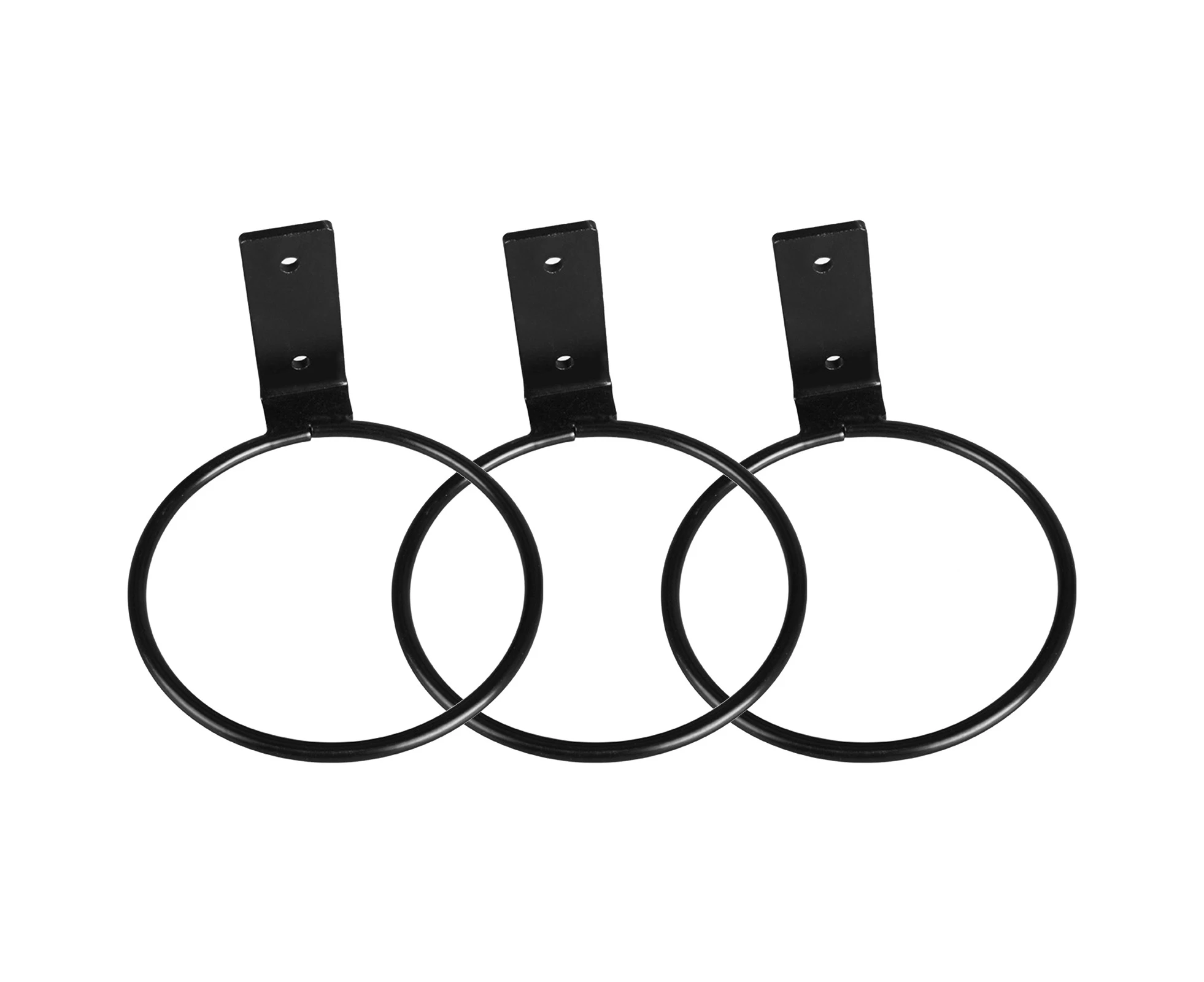 3 Pcs Flower Pot Holder Ring Wall Mounted 5 inch Plant Wall Hanger Rings Metal Plant Hooks Holders Wall Planter Hook