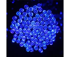 22 Meters LED Solar String Lights Outdoor Garden Lamp Christmas Party Decor-Blue 200LED