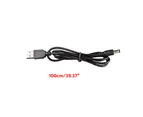 Laptop Charging Adapter Collection 34PCS Connectors USB to DC 5521 5.5x2.1 - Black