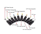 Laptop Charging Adapter Collection 34PCS Connectors USB to DC 5521 5.5x2.1 - Black