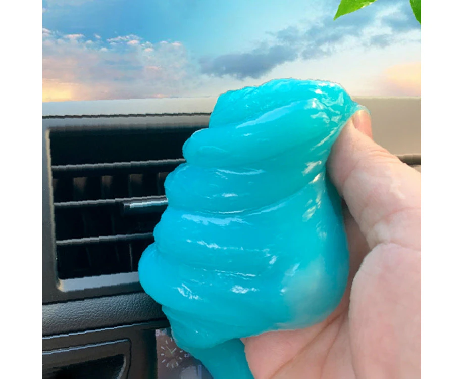 Hansona Clean Glue Gel Sticker For Car - Sky Blue