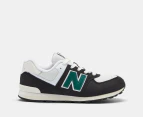 New Balance Youth 574 Sneakers - Black/White