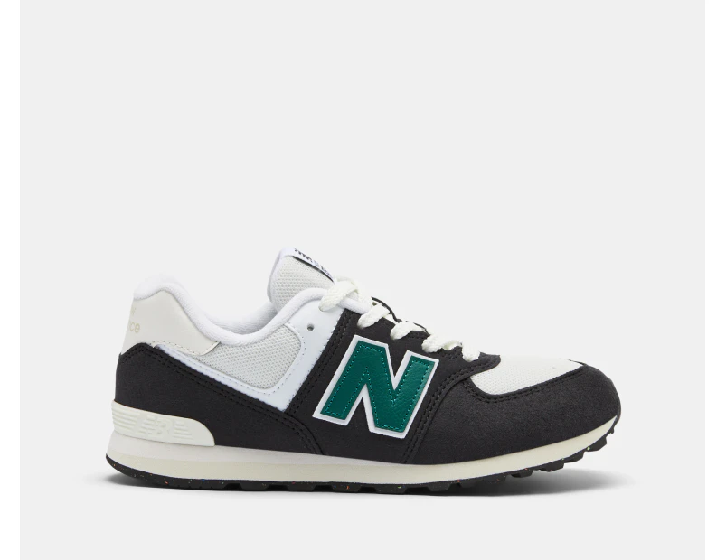 New Balance Youth 574 Sneakers - Black/White