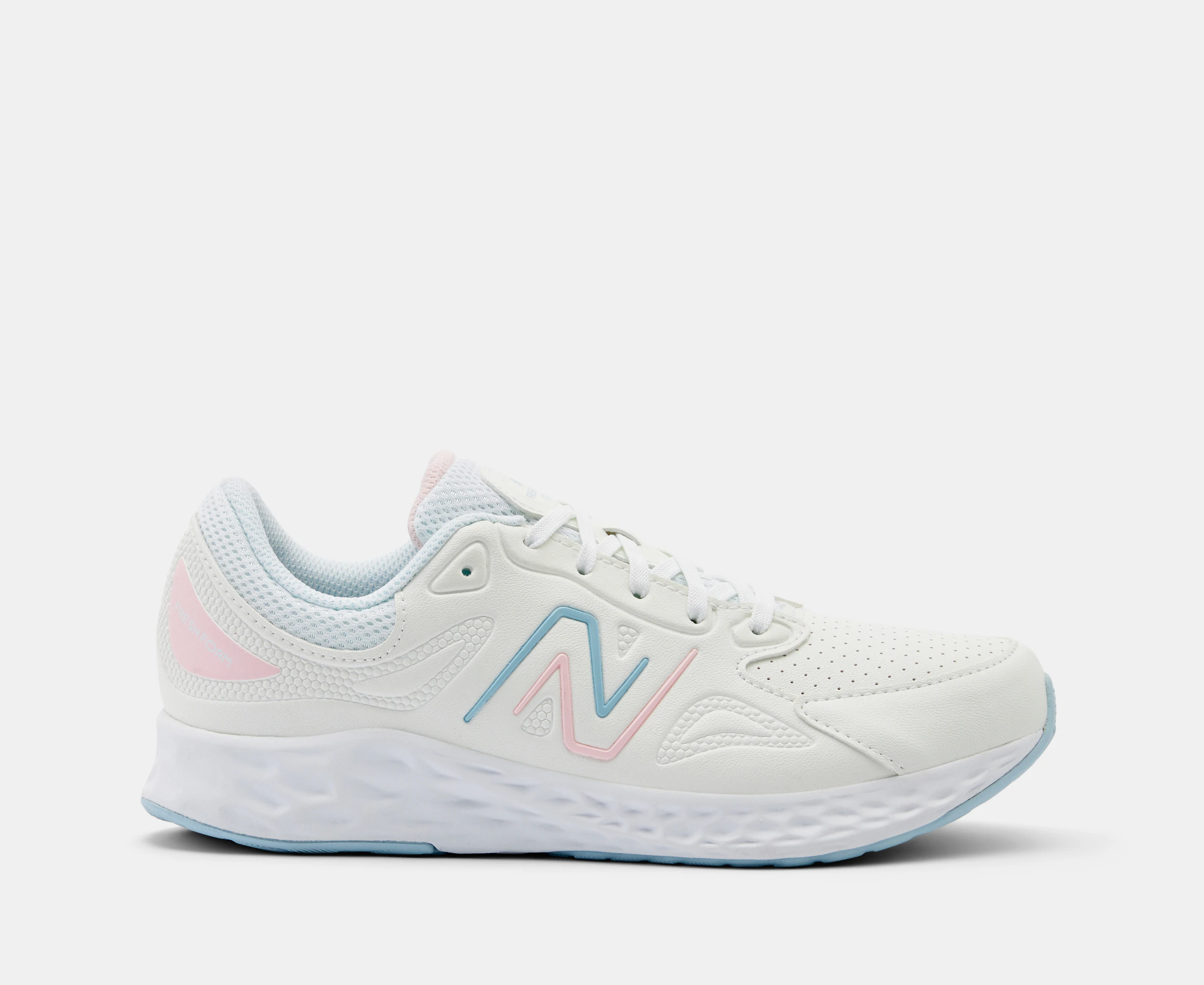 New Balance Pre School Girls Fresh Foam Zante v3 Shoe Pink Grey Catch