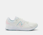 New Balance Youth Girls' Fresh Foam 76T V1 Running Shoes - White/Pink/Blue