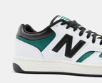 New Balance Men's 480 Sneakers - White/Marsh Green/Black