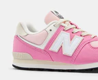 New Balance Youth 574 Sneakers - Real Pink