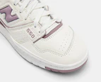 New Balance Women's 550 Sneakers - Sea Salt/Ice Wine/White