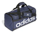 Adidas 39L Essentials Linear Medium Duffle Bag - Shadow Navy/Black/White