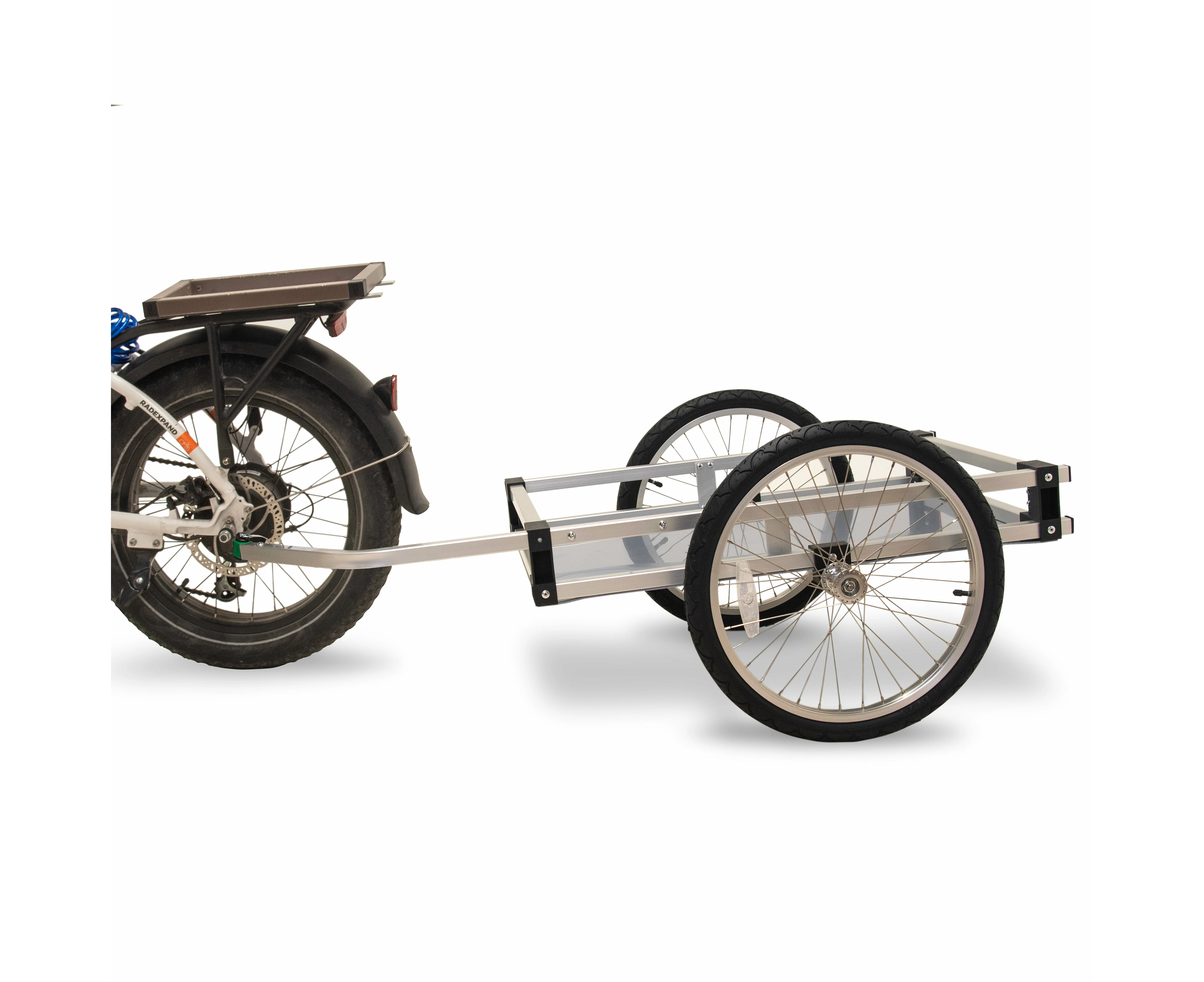 Wike Aluminum Heavy Duty Flatbed Bike Trailer