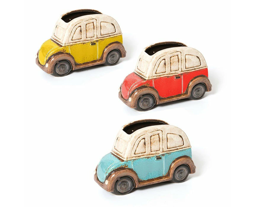 Alfresco Gardenware | Planter Pot VW Beetle - Red