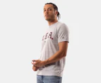 Russell Athletic Men's Lewis Tee / T-Shirt / Tshirt - Light Marle