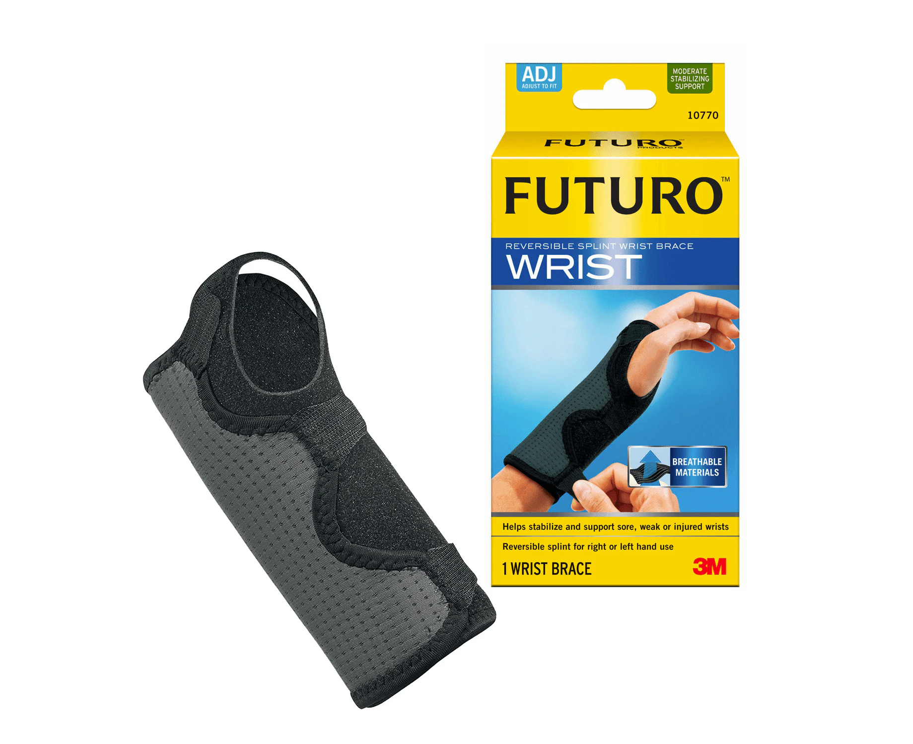 Futuro Reversible Splint Wrist Brace, Large