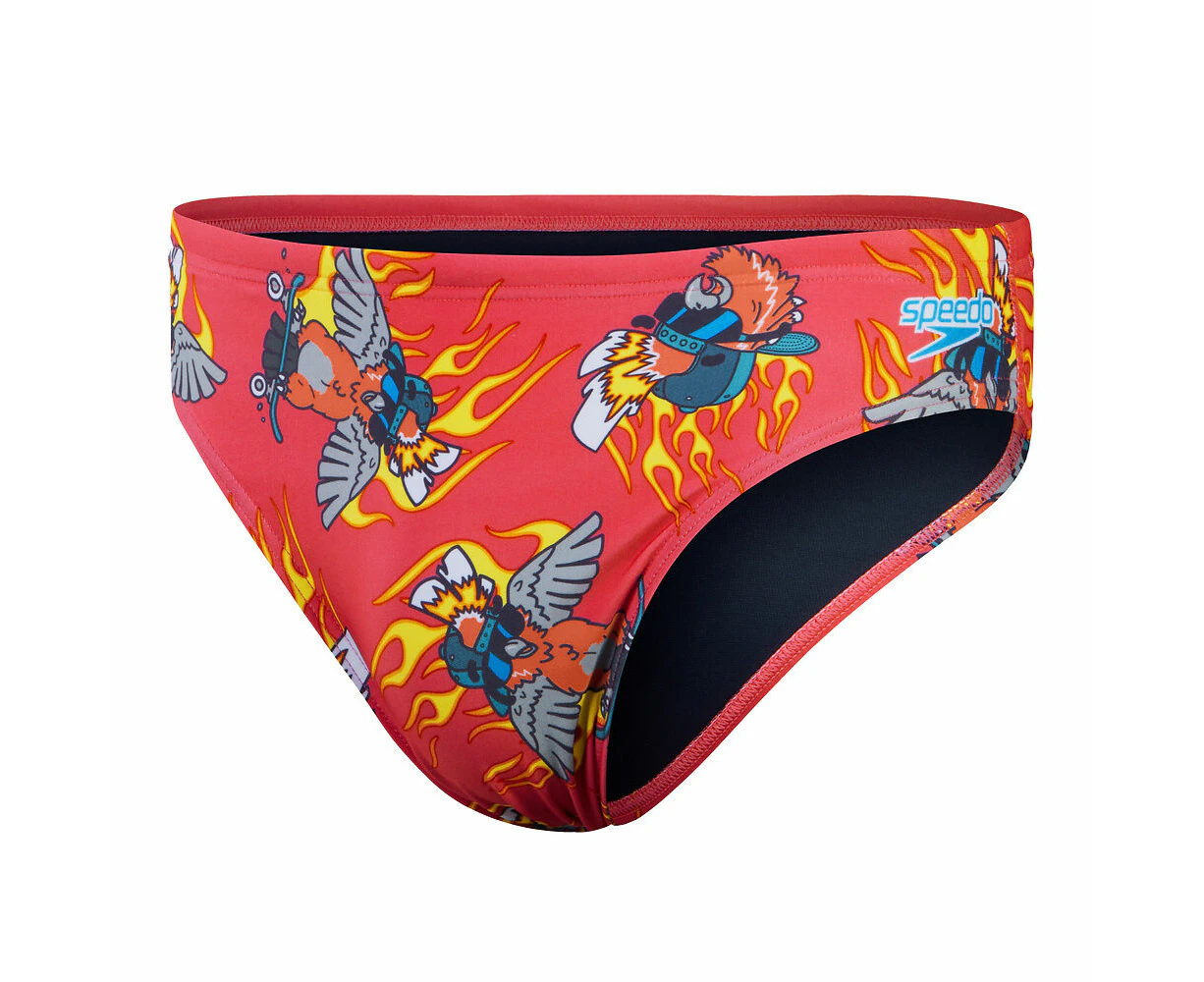 Speedo Escape Briefs Flaming Galah Mens