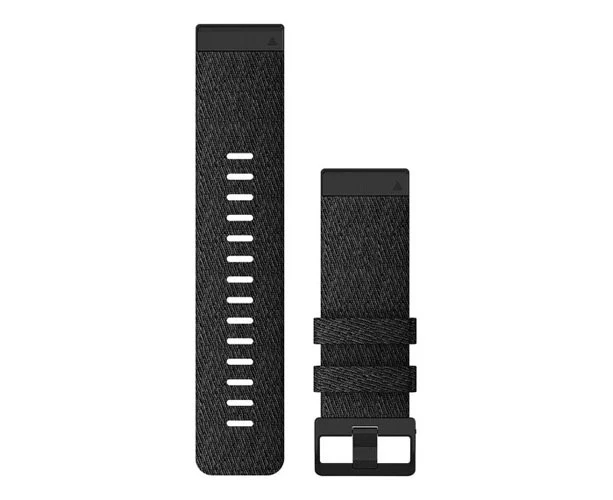 Garmin QuickFit 26 Watch Band - Heathered Black Nylon