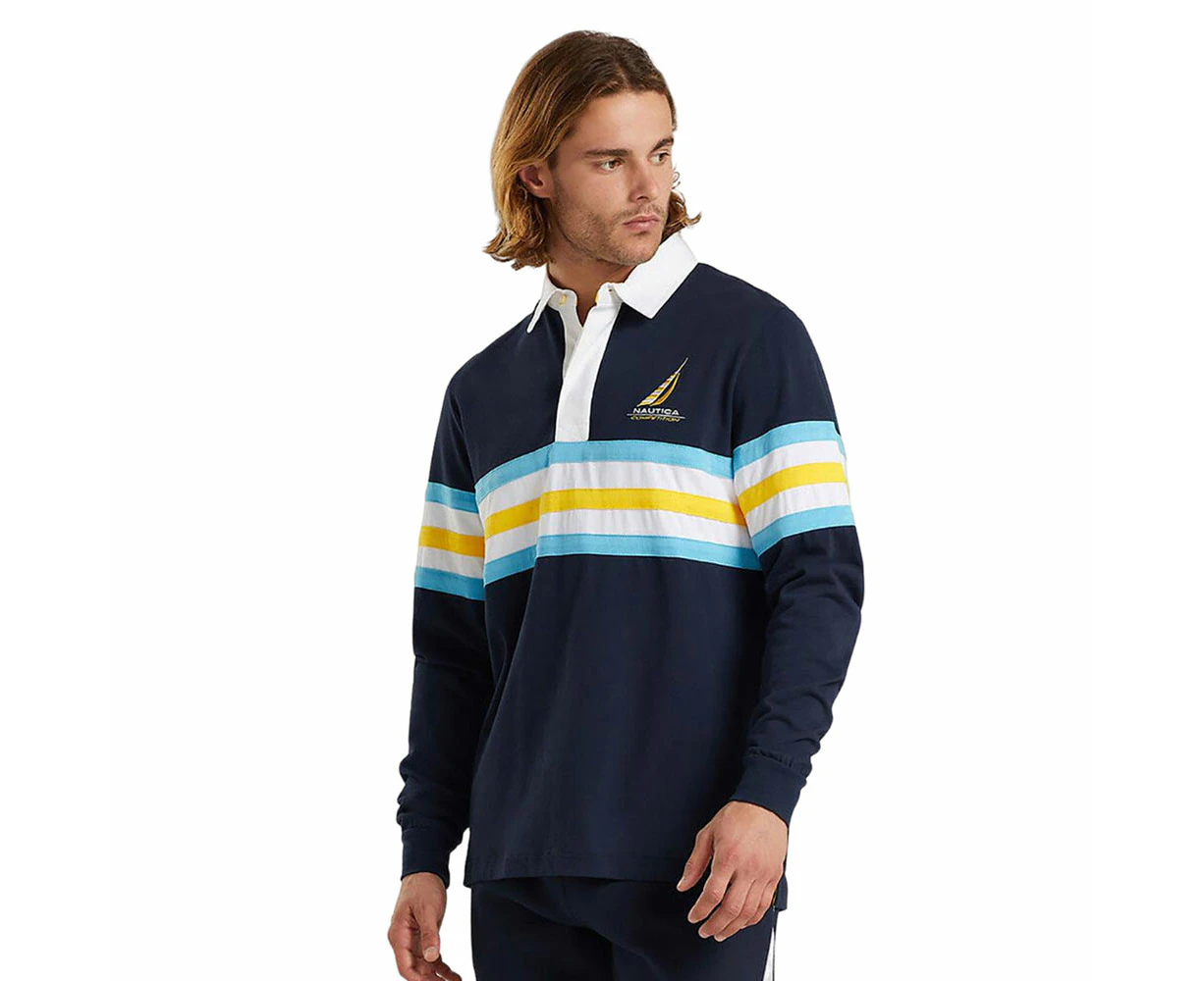 Nautica Palm Vally Rugby Shirt Mens