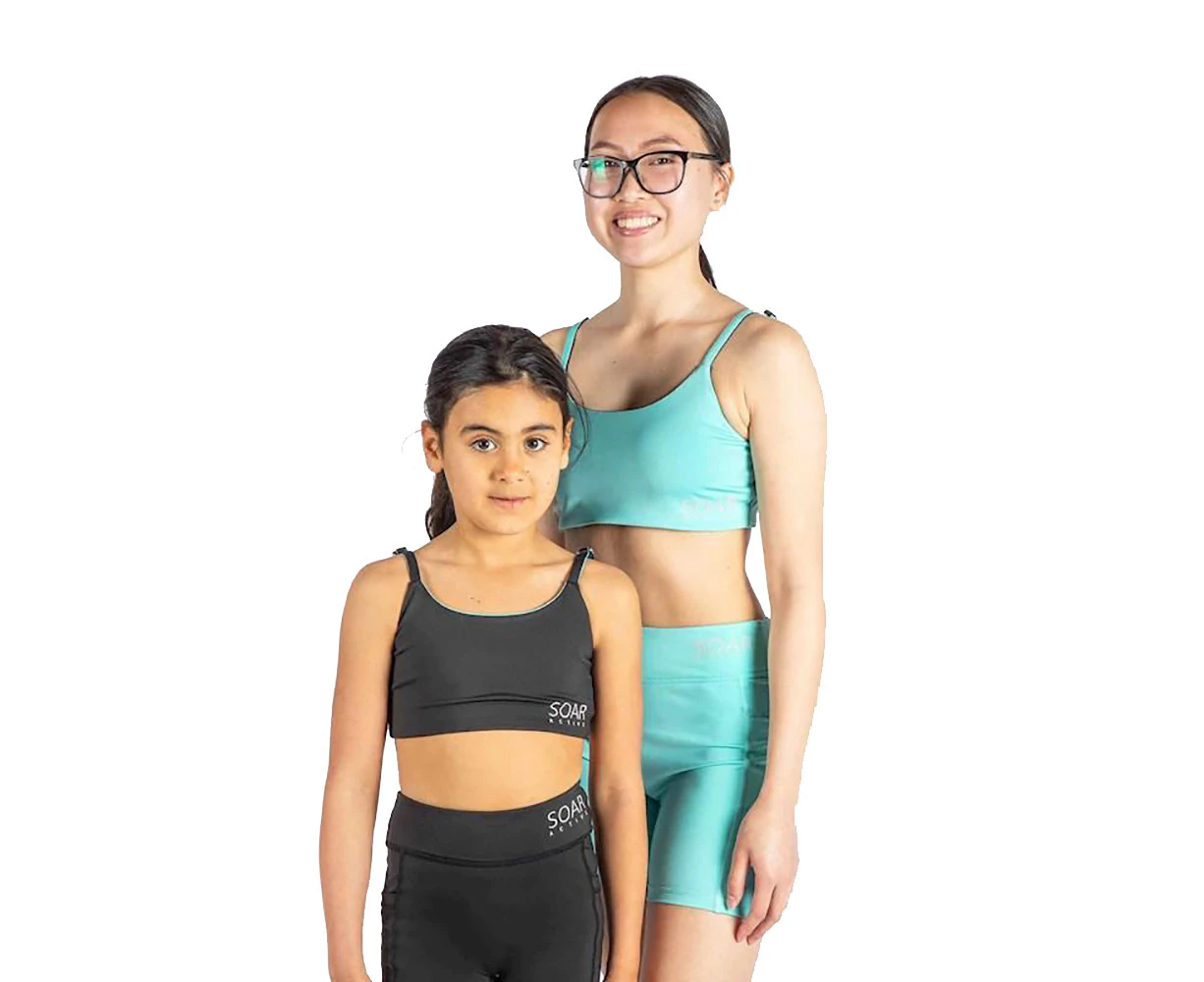 Soar Active Everyday Reversible Crop Girls