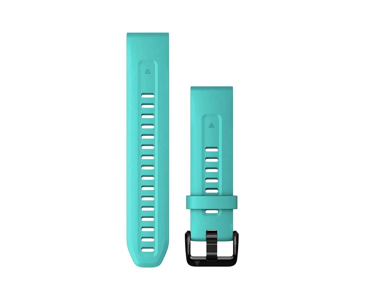 Garmin QuickFit 20 Watch Bands Silicone Aqua Silicone