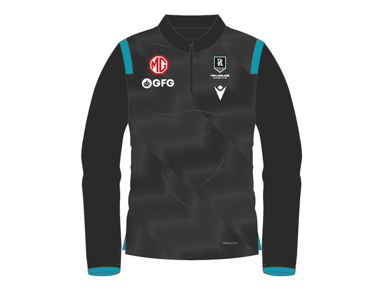 Port Adelaide Power FC Travel 1/4 Zip Top 2022