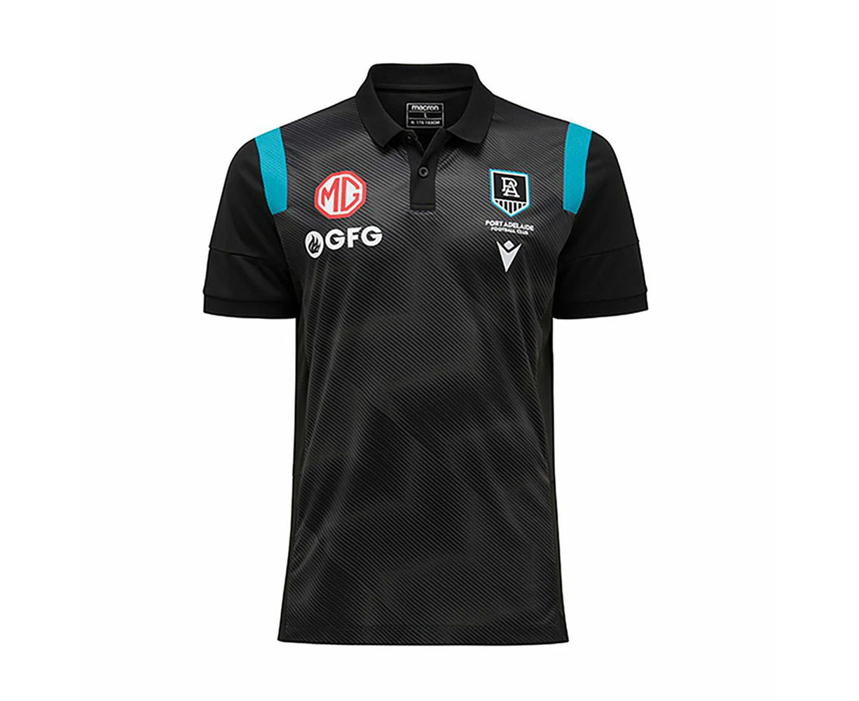 Port Adelaide Power FC Travel Poly Polo 2022