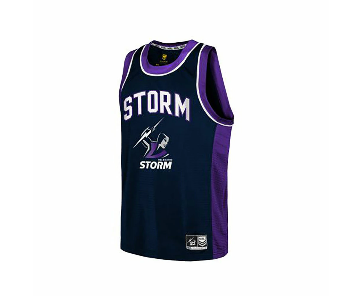 Outerstuff NRL Storm Mesh Singlet Mens