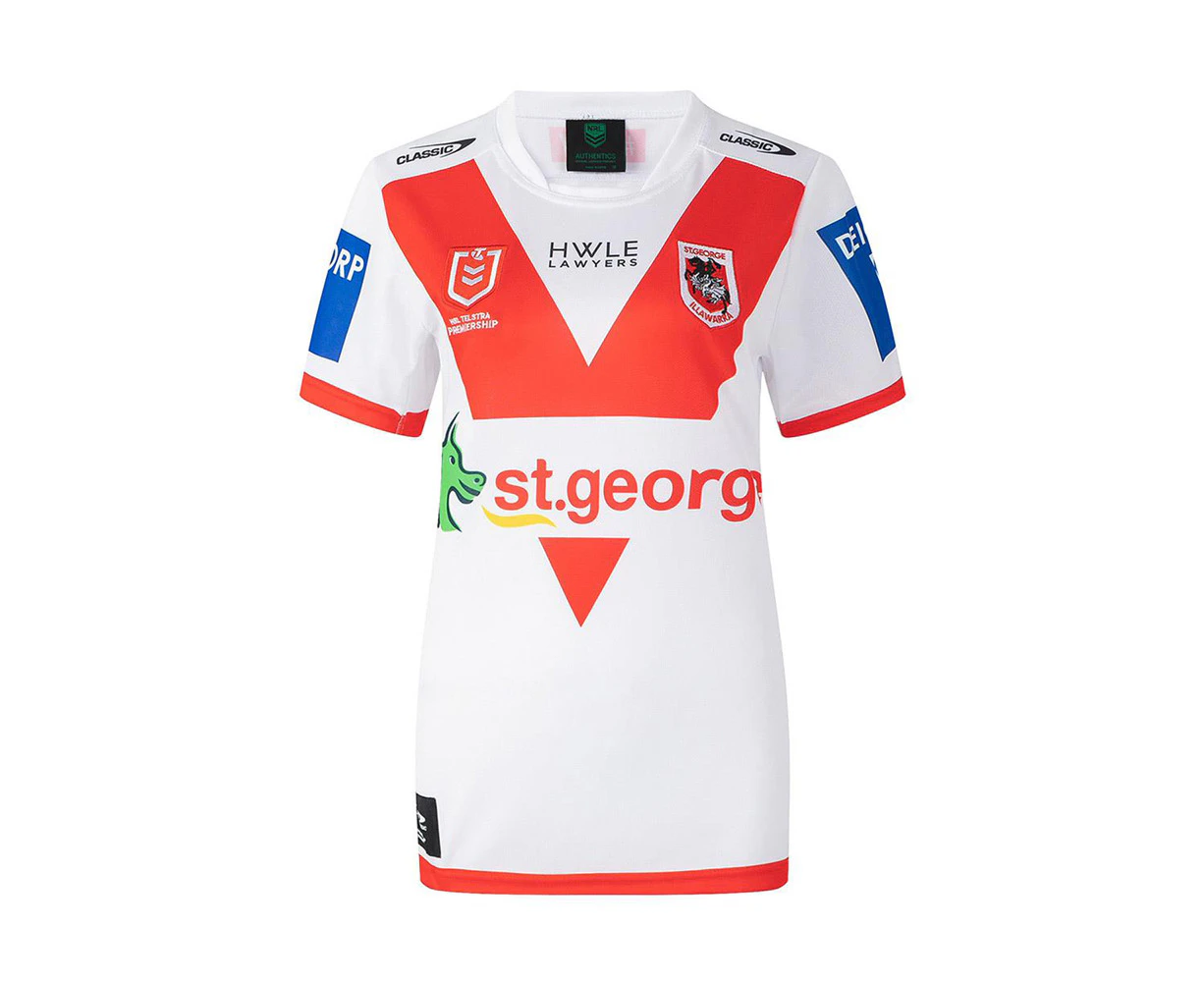 St George Dragons Home Jersey 2022 Womens