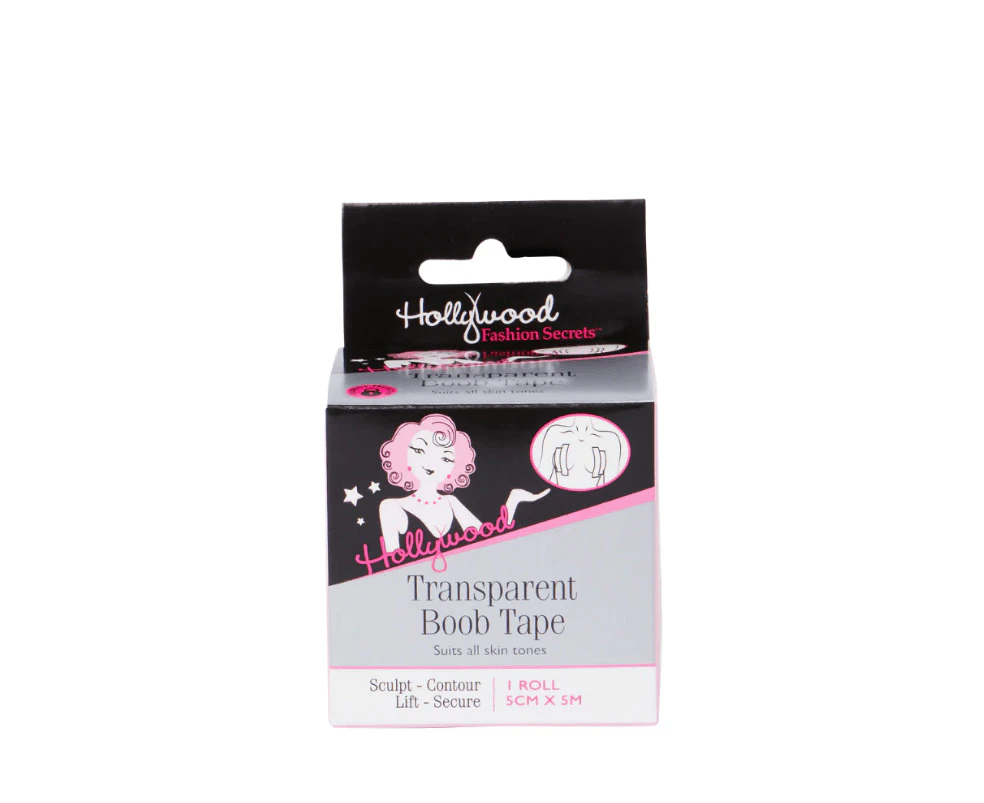 Hollywood Fashion Transparent Boob Tape 5cm x 5cm