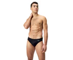 Speedo Men's Hyperboom Splice Briefs - Black/Country Green