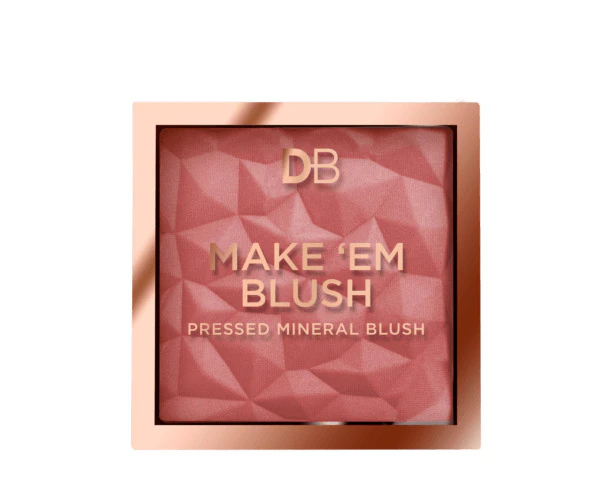 DB Cosmetics Make 'Em Blush Pressed Mineral Blush Pink Glow