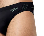 Speedo Men's Hyperboom Splice Briefs - Black/Country Green