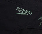 Speedo Men's Hyperboom Splice Briefs - Black/Country Green