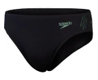 Speedo Men's Hyperboom Splice Briefs - Black/Country Green